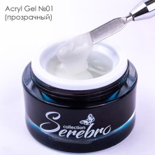 Serebro, Acryl Gel №01, 15 мл