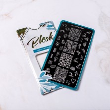Blesk, Пластина для стемпинга №025, 6*12 см (УЦЕНКА)