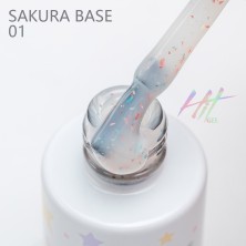 HIT gel, Камуфлирующая база "Сакура/Sakura base" №01, 9 мл